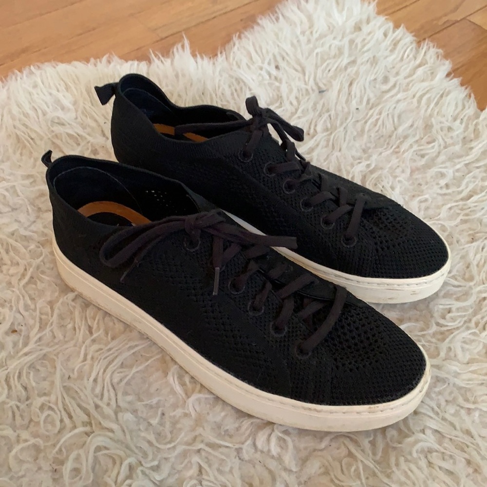 Sofft Somers Knit Comfort Lace Up Sneakers Black 8
